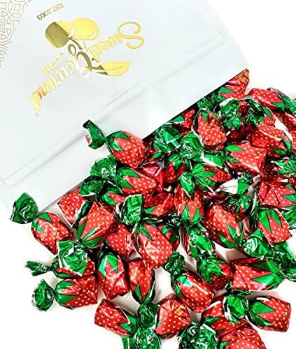 Arcor Strawberry Buds Filled Hard Candy Bon Bons Bulk | 3 Pounds