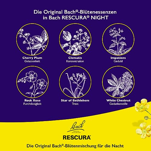 Bach RESCURA Kids Night Bachblüten Tropfen I 10 ml I Bachblütenmischung für Kinder für die Nacht I ehemals Rescue das Original