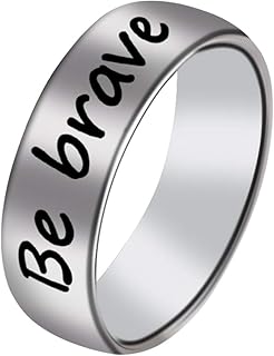 I Am Enough Ring, Recovery Mental Health Awareness Ring, You are More Than Enough, Worthy, Graduation Present Gift, Inspirational Jewelry, Size 6-12