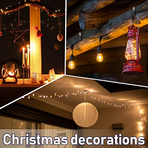 Zhengmy 120 sets christmas light hanger hooks outdoor light hangers hanger wall patio hooks with screw hooks for outdoor string lights for garage party outdoor easy release wire and fairy led lights 5 Zhengmy 120 sets christmas light hanger hooks outdoor light hangers hanger wall patio hooks with screw hooks for outdoor string lights for garage party outdoor easy release wire and fairy led lights - image 6