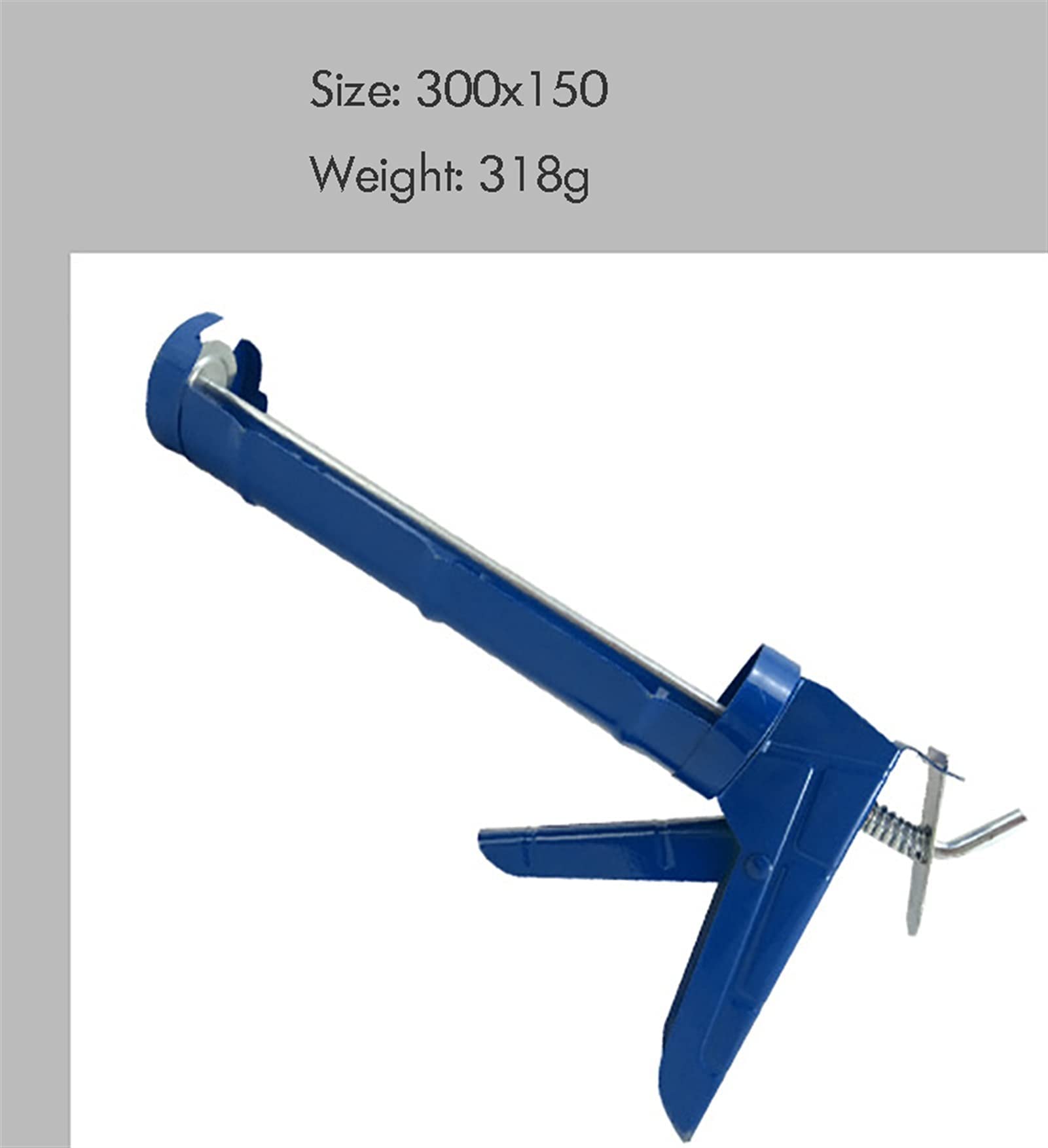 Ergonomicznie zaprojektowany pistolet do uszczelniania Półokrągłe narzędzie do uszczelniania metalu Dekoracja Konstrukcja Klej do szkła Materiał żelazny Klej do szkła DIY Do użytku domowego Ręczna s