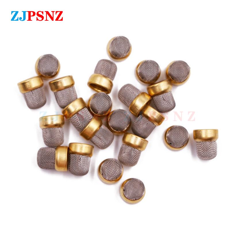 Fuel Injector Metal Micro Filter For Bosch Unviersal Fuel Injector Repair Kits (AY-F509B) Fuel Injector Repair Kits Unviersal - (Color: 50Pcs)
