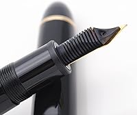 Vista 6 de Jinhao X159 Pluma estilográfica (plumín fino 0.5mm, negro con clip dorado)