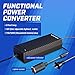 12V DC Power Converter, PI Store Adapter, 110V to 120V Transformer, 10 Amp 12V Max, FCC & CE Approved, for Car Refrigerator/Car Cigarette/Lighter/Other Car Accessories Use