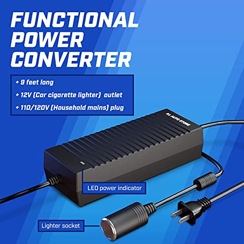 12V DC Power Converter, PI Store Adapter, 110V to 120V, 10 Amp, FCC & CE Approved