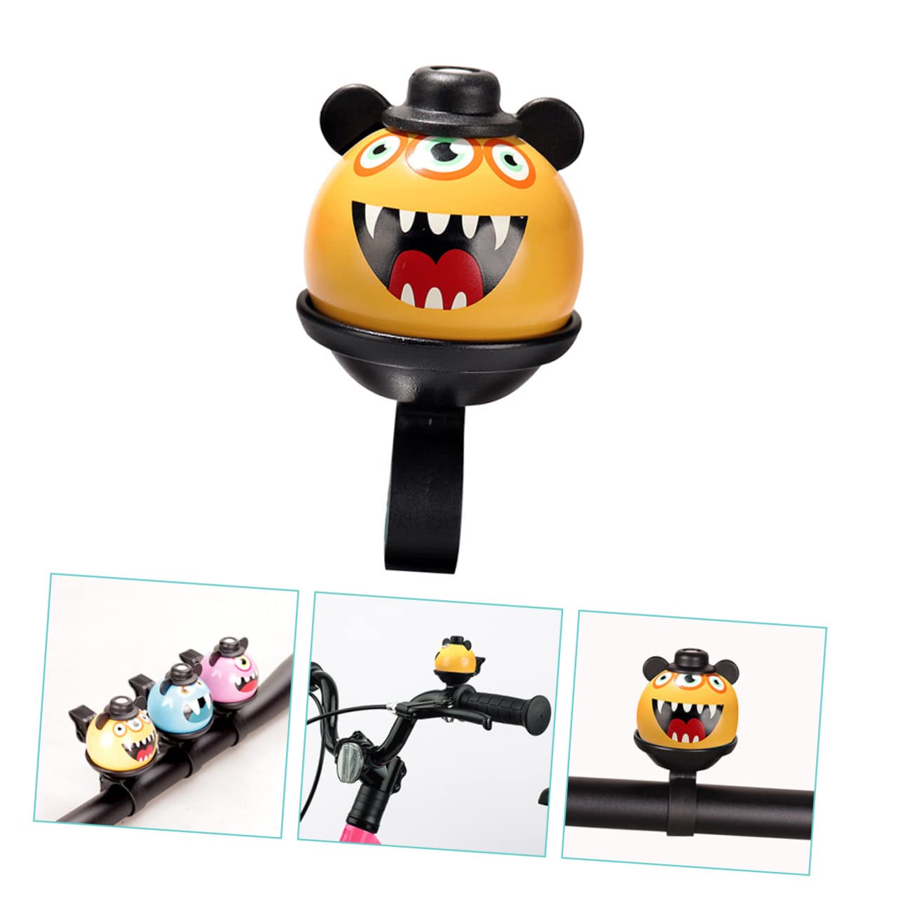 BESPORTBLE 5st Fahrradklingel Kinderfahrrad Regenfeste Fahrradhupe Für Mädchen Cartoon-Muster- Für Kinder Für Lenker Ding Ring Aluminiumlegierung Falten Baby