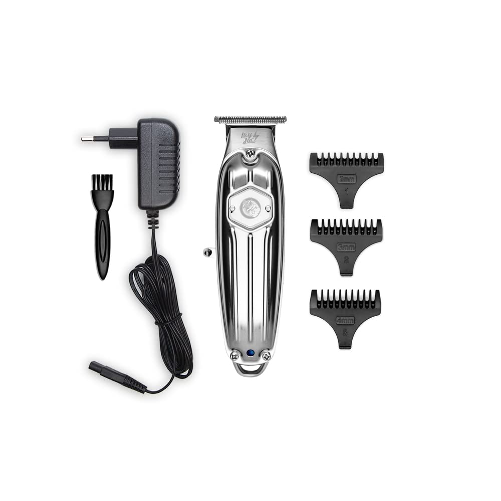 HEY JOE! Hair Trimmer Machine | Kabellose Profi Haarschneidemaschine Friseur für Trimming und Finish von Männerhaar und Bart | 6.000 rpm Leistungsstarker Motor