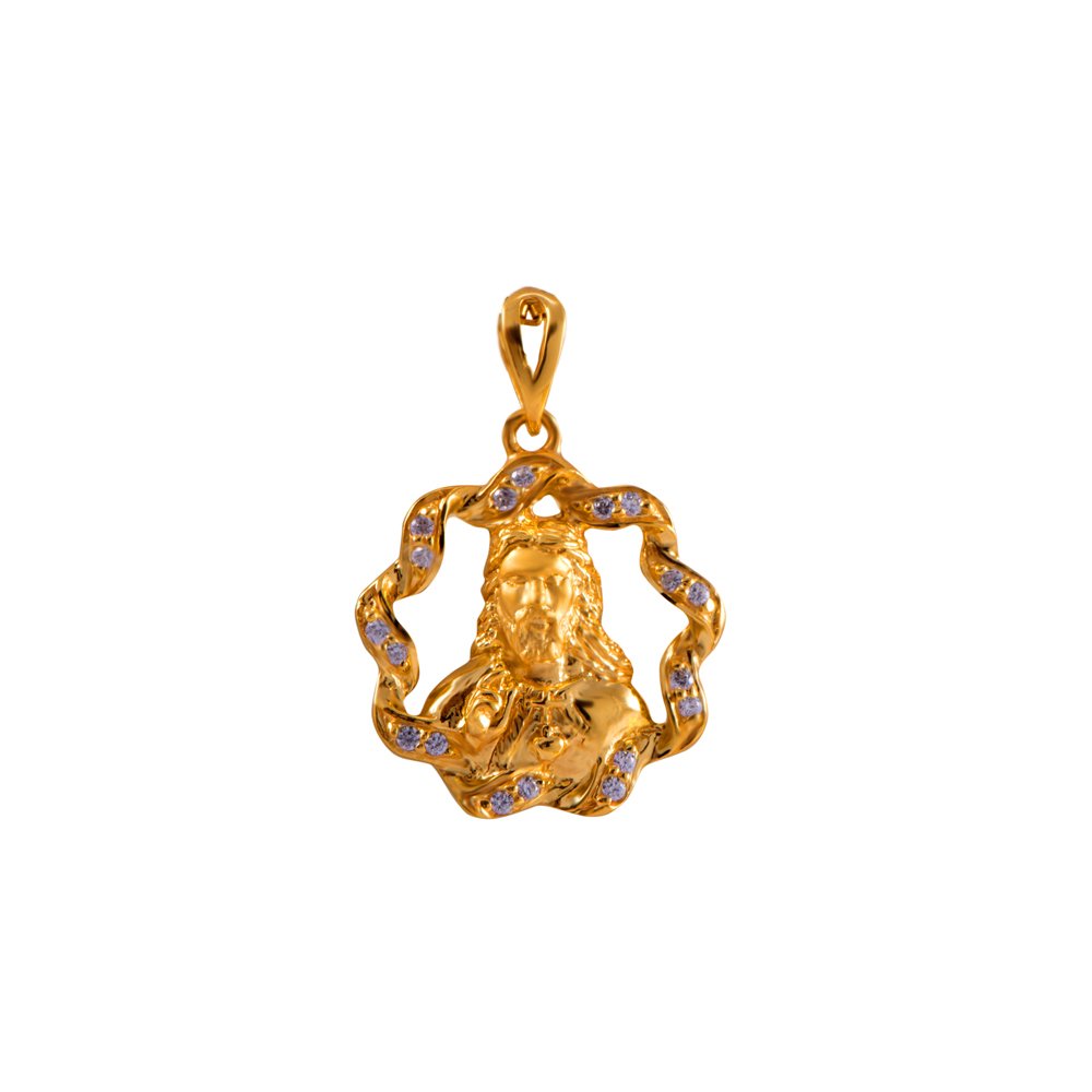 joyalukkas Impress Collection 22k Yellow Gold Pendant-picture-5