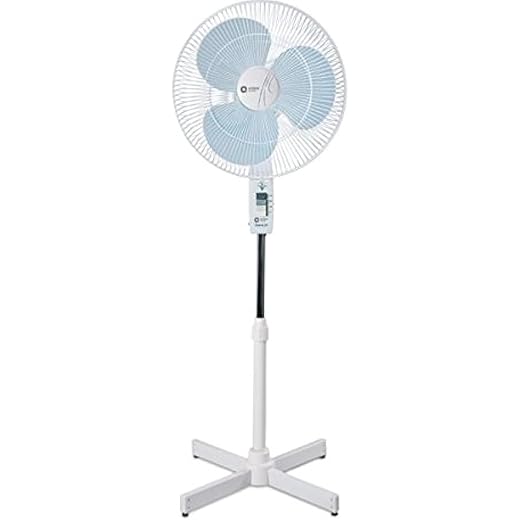 Orient Electric STAND 31 400 mm Anti Dust 3 Blade Pedestal Fan (CRYSTAL White, Pack of 1) Orient Electric STAND 31 400 mm Anti Dust 3 Blade Pedestal Fan (CRYSTAL White, Pack of 1)