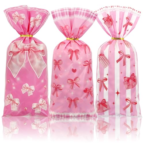 Sacs en cellophane avec attaches pour éviter les bonbons ramollis