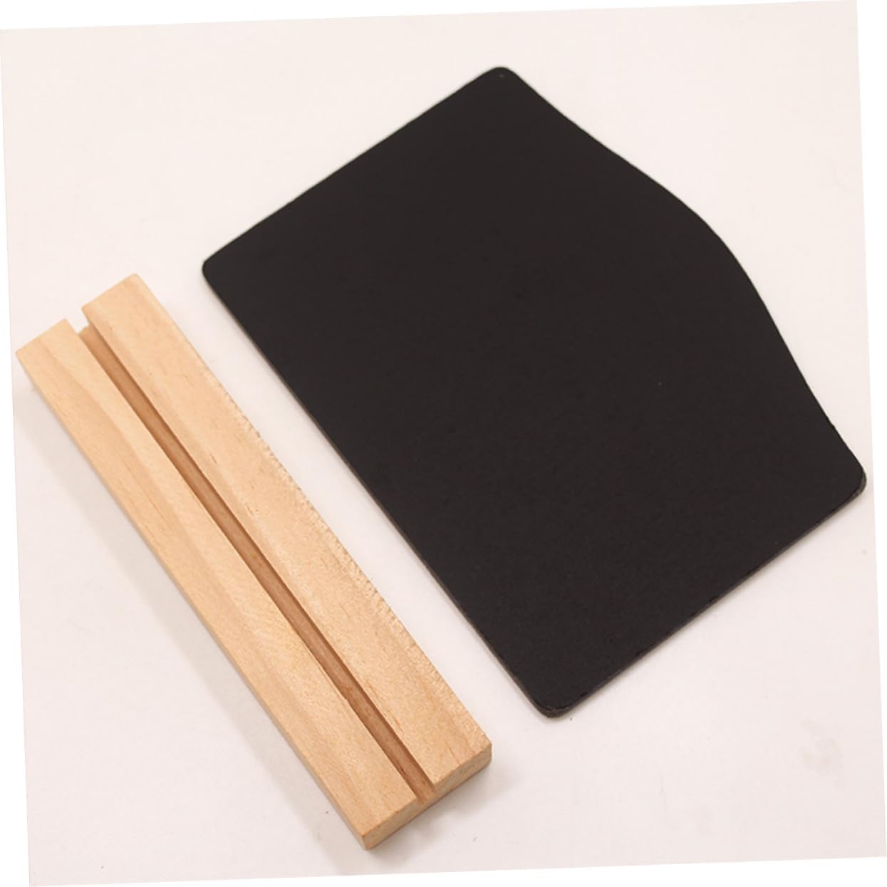 8pcs Double-Sided Blackboard Ornaments Desk Decor Sign Mini Blackboard Erasable Chalk for Home Bar School