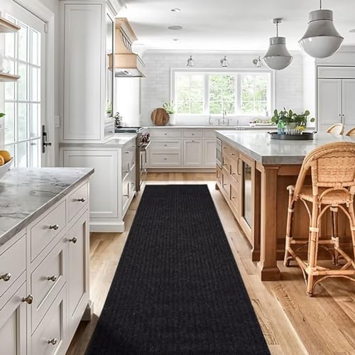 Runner Rug 2'x48'Indoor Outdoor Utility Carpet,Area Rugs with Non Slip Rubber Backing for Hallway Kitchen Entryway Balcony Garage Stair Laundry Room