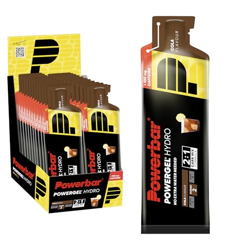 PowerGel Hydro Cola 24x67ml - Gel Energético de Alto Carbono + C2MAX + Sodio + 100mg Cafeína