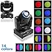 U`King Moving Head Light 50W LED Spot DJ Lights Stage Lighting 8 Color 8 GOBO, DMX and Sound Activtaed Control Spotlight for Disco Parties Birthday Indoor Dance Concert Show