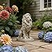 15in Huge Lion Statue, Stone Lion Sculpture Ornament, Beautiful Decorative Piece for Villa Garden Entrance, Housewarming, Birthday Gifts, Garden, Yard Decor
