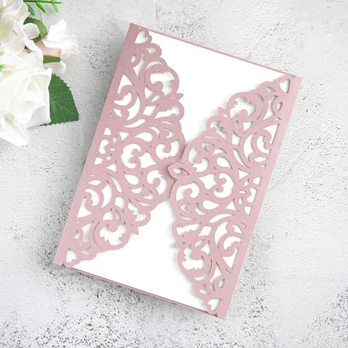 FEIYI Dusty Rose Laser Cut with Inner Sheets