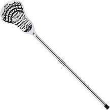 STX Lacrosse Stallion 50 Youth Lacrosse Complete Stick, Platinum/White, 39"