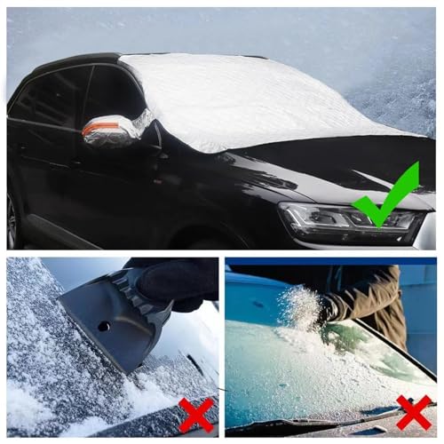 Couverture de protection pare-brise voiture Lexus LS stoppe le gel et la glace sur le vitrage - 2
