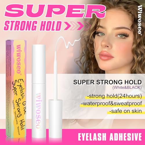 Wiwoseo 15-40 LASH GLUE Eyelash Glue Super Strong Hold Lashes Glue For Lash Extensions Clear Eyelash Adhesive Glue thumb #5