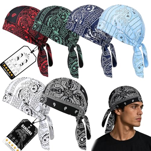 Image of Cooling Skull Cap Helmet Liner, Breathable Elastic Bandana Cooling Headscarf Cap for Men Women