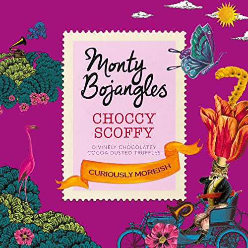 Monty Bojangles Choccy Scoffy Gift Box (5.29 oz) - Luxury Cocoa Dusted Truffles In A Gift Box With Elegant Ribbon & Personalised Message Card - The Perfect Personal Chocolate Gift For Loved Ones