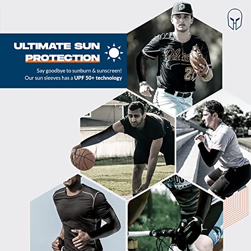 Armoray Arm Sleeves For Men Or Women - Tattoo Cover Up - Cooling Sports Sleeve For Basketball Golf Football #TOP4