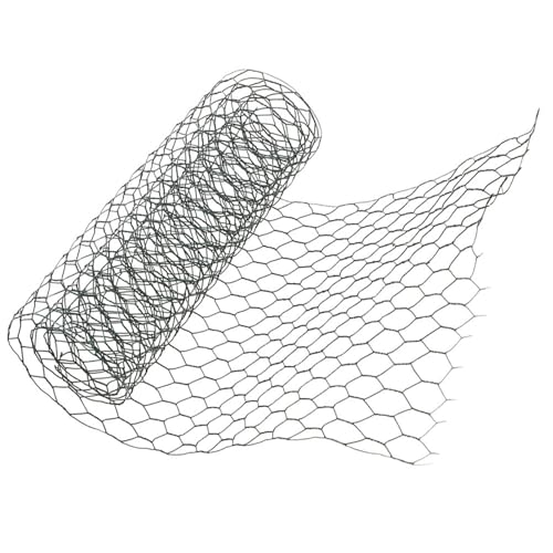 Uonlytech Malla de Alambre para Gallinero Verde Recubierta 0,6 Mm Grosor X 16 Mm Malla Rollo 1 M X 0,1 M para Cercado y Protección en Jardín Resistente y Cortable