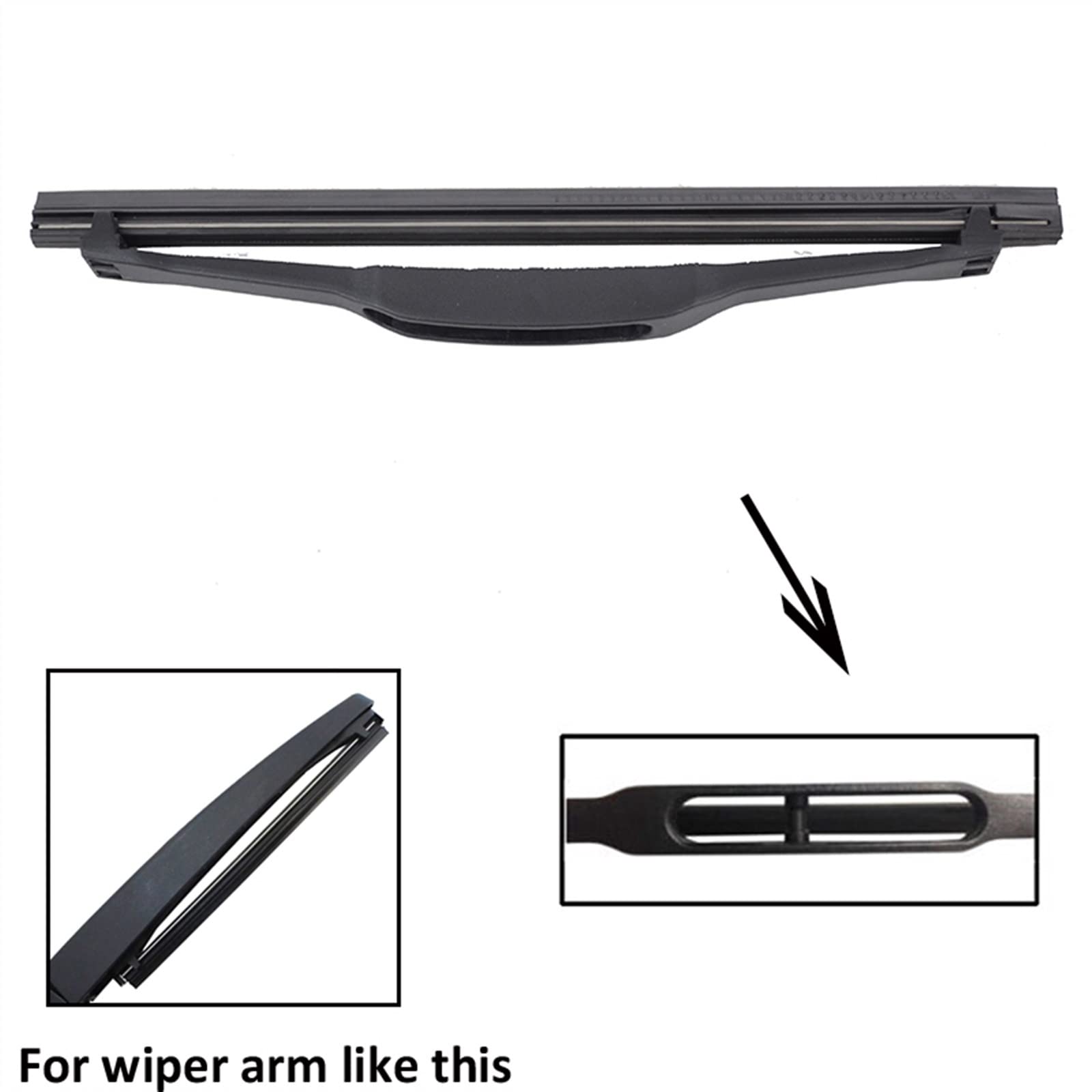 Juego De Escobillas Limpiaparabrisas Delanteras Y Traseras De 28 "+ 24" + 7 "para Parabrisas De Coche Limpiaparabrisas Para Citroen C4 Coupe 3 Puertas 2004-2010 Parabrisas