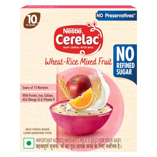 Image of CERELAC Baby Food Multigrain & Fruits No Refined Sugar 12 Months+ 300g