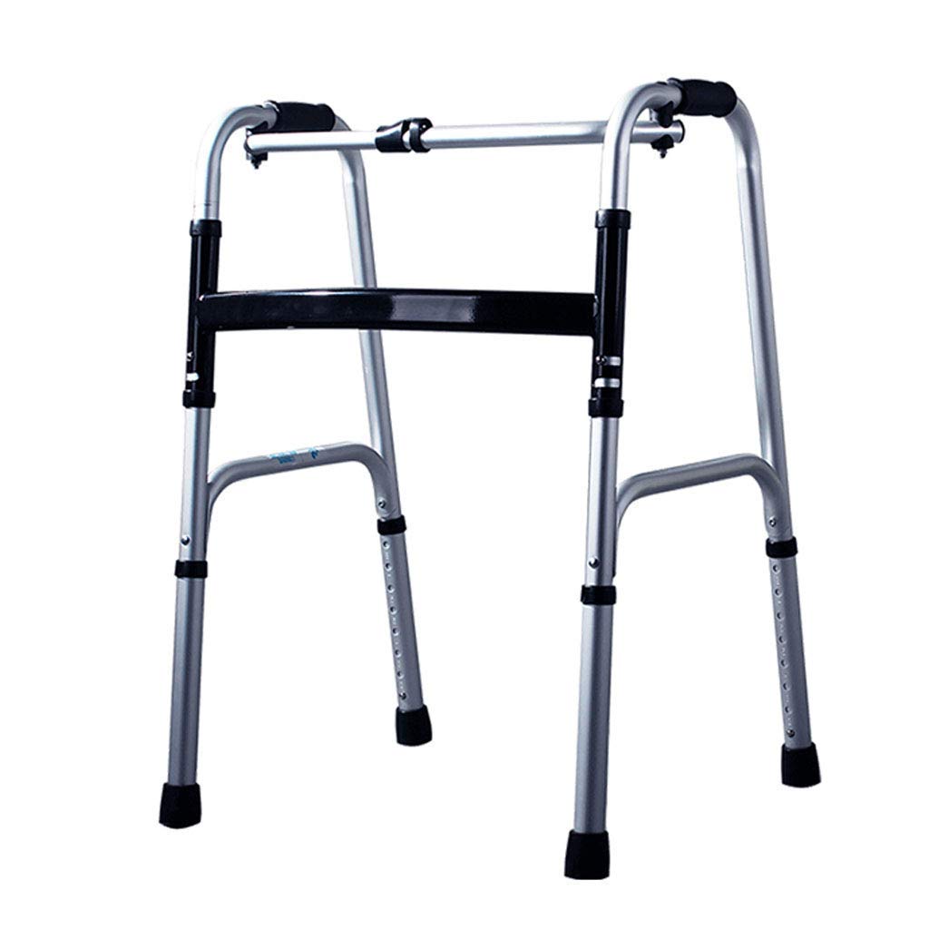 Deambulatore, Deambulatore pieghevole da viaggio per carichi pesanti, Deambulatore per adulti bariatrico per anziani Ausili per la mobilità per disabili |Ampio ausilio per la deambulazione max.180 kg