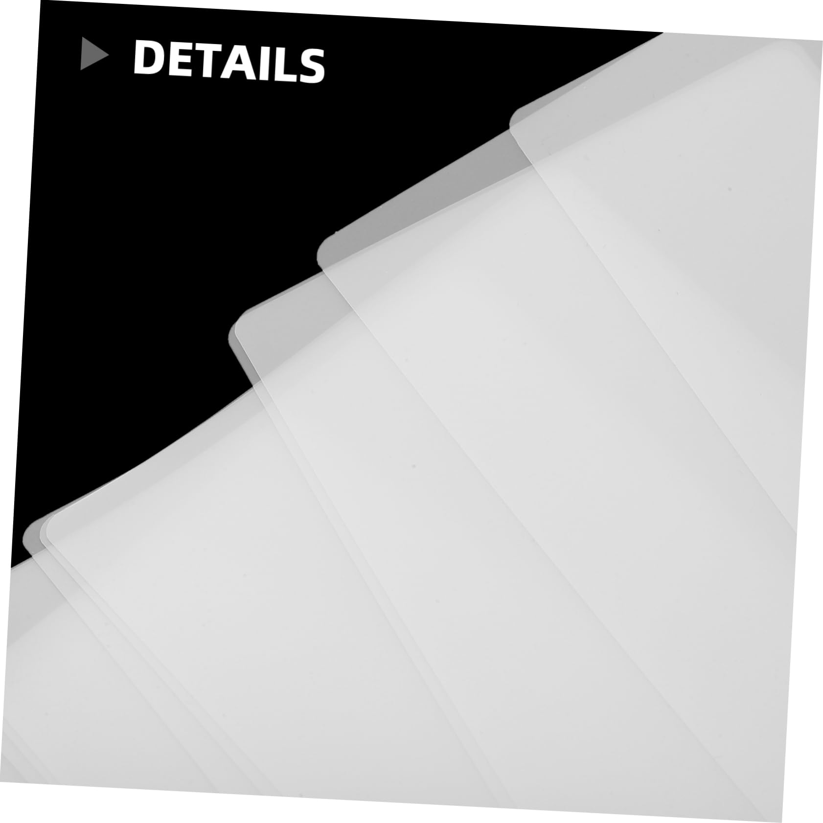 NUOBESTY Lot De 100 Feuilles De Plastification Haute Transparence Film De Plastification Plastique Feuilles De Plastification Thermique Pour Photos Usage Domestique Et