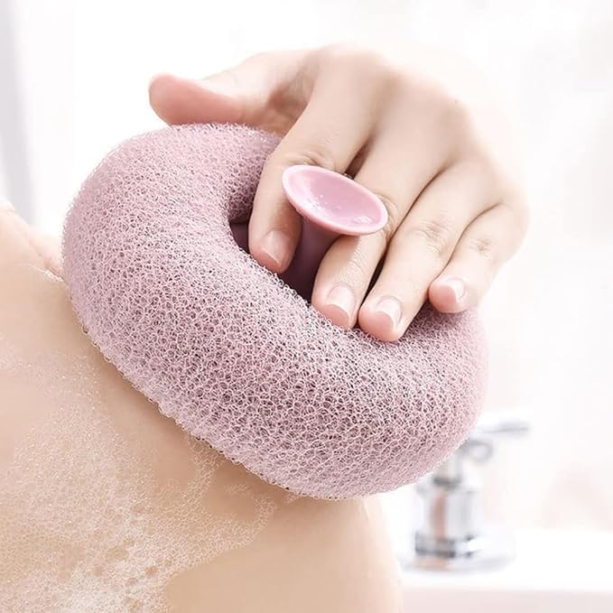 Bath Sponge Cleaning Brush Super Soft Exfoliating Bath Sponge Cleaning Brush Super Soft Suction Cup Bath Shower Loofah Sponge Body Scrubber for Bathing, Body Wash Scrubber-image-17