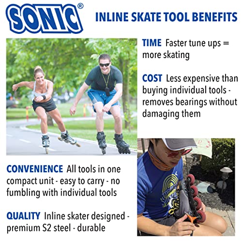 SONIC Pro Inline Skate Tool - Blue - Thumbnail 4