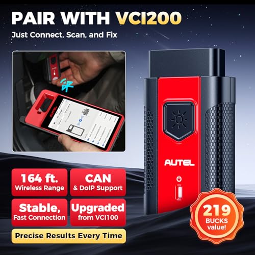Autel Scanner KM100E OBD2 Tool: 2026 Lite Version of IM508 Pro, IM608 Pro 2 IM608S II, V200 Wireless BT Connect, Auto Scan 2.0, Android 9.0, 10X Faster Hardware, Full Functions, Support 150-200 Brands - Image 7