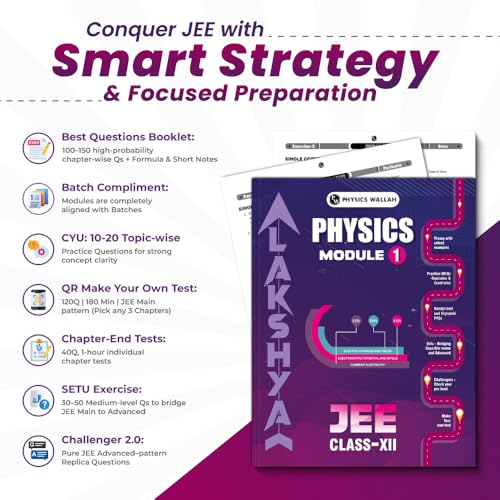 Image of PW Lakshya For JEE Main & Advanced Class 12 Physics Modules with Solutions Combo Set of 5 Books (2026 Edition)