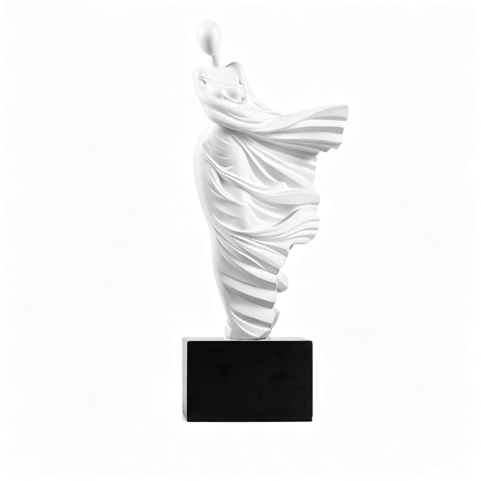 Hhhxkkuu Modern Luxury Abstract Female Sculpture Resin Art Figurine