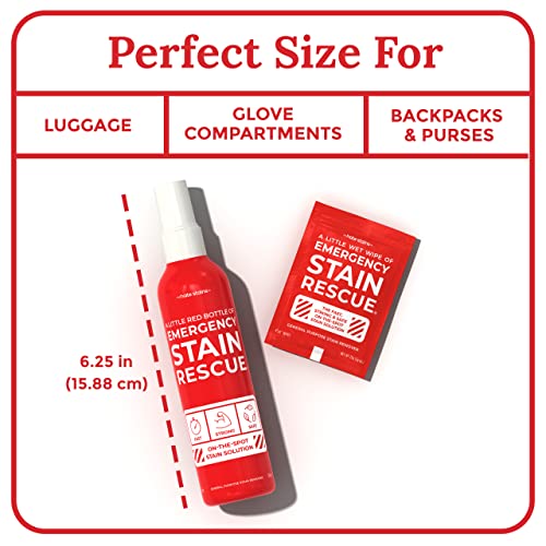 Emergency Stain Remover Spray – 4Oz 2 Pack Laundry Stain Remover For Clothes, Upholstery Fabric, Carpet - Works On Most Blood, Grass, Coffee, Mud, Grease & Oil Stain Remover #TOP7