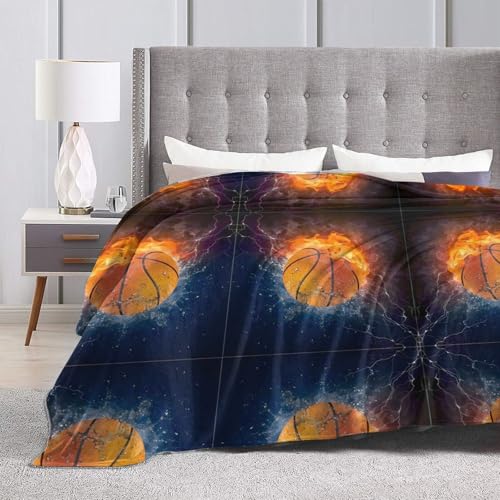 Couverture de voyage en flanelle imprimée ultra douce et légère pour lit