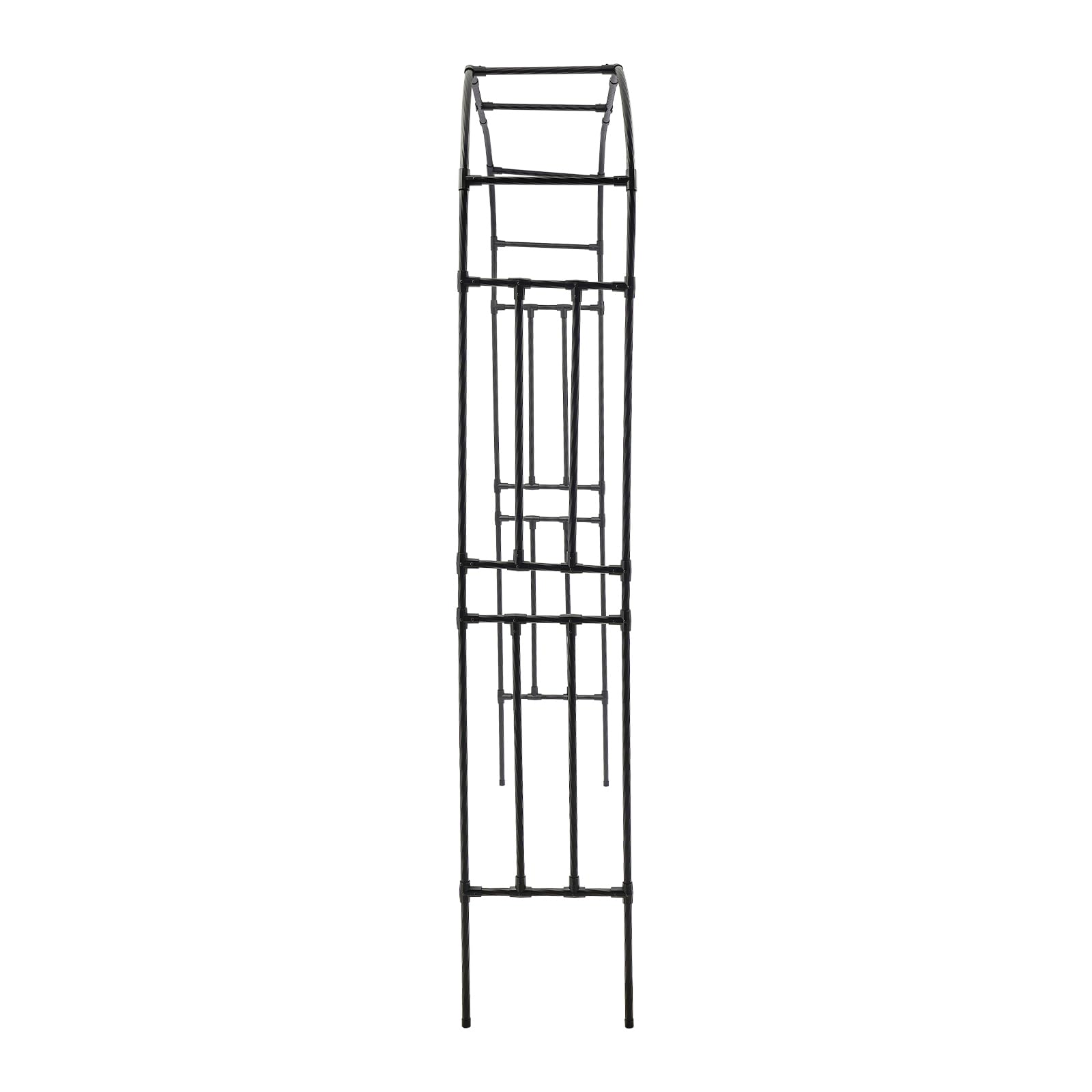 Łuk różany metalowy stojak na rośliny pnące ogród 240 cm (150 cm)