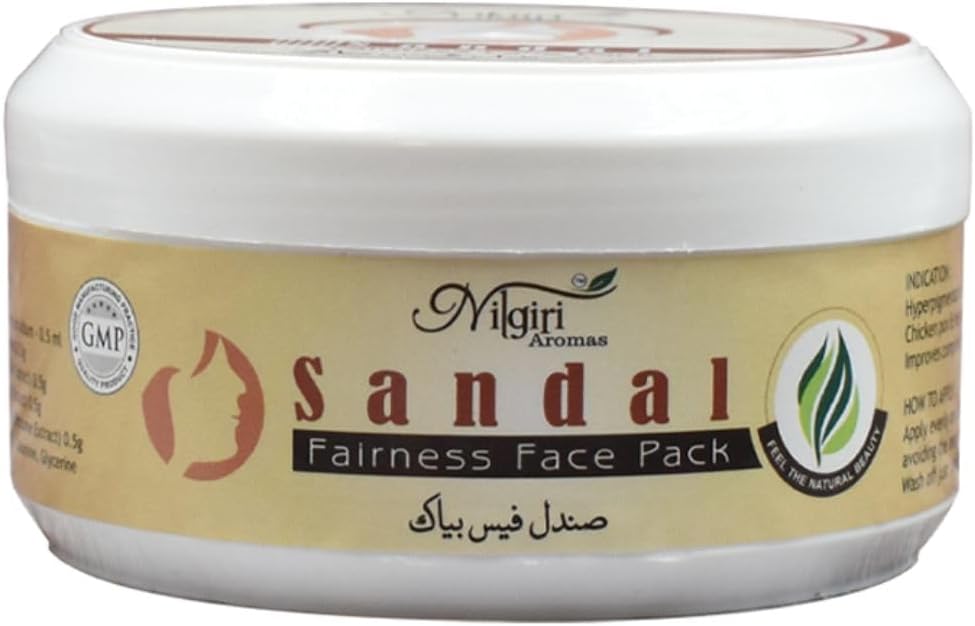 Nilgiri Aromas Sandal Fairness Face Pack 150 gm