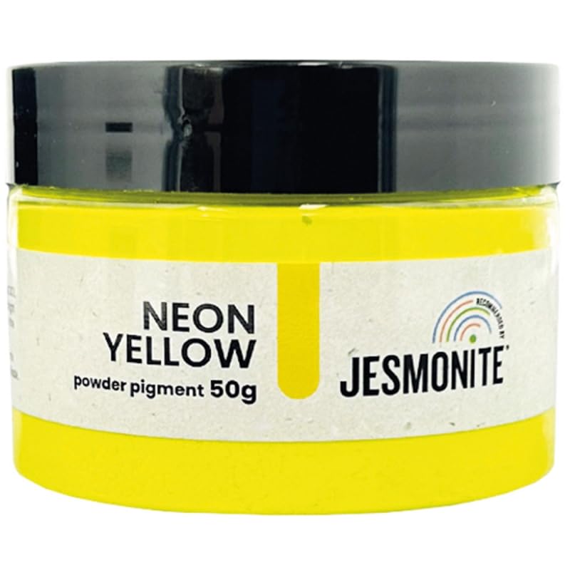 Jesmonite Fluorescent Powder Pigment 50g Yellow
