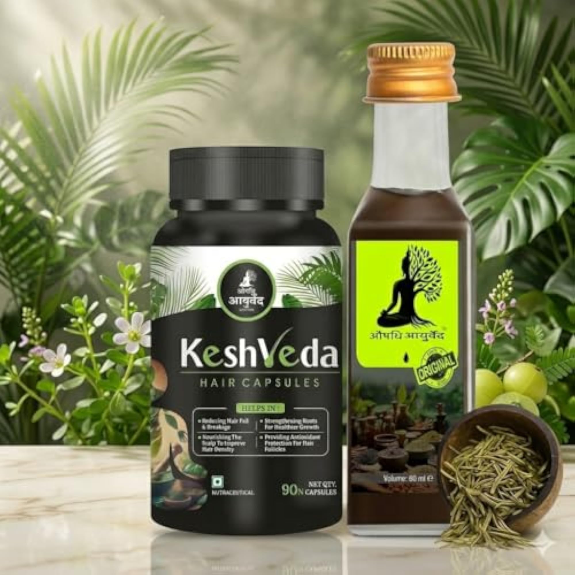 KeshVeda Premium Ayurvedic Hair Care Range: Complete Solution for Growth
