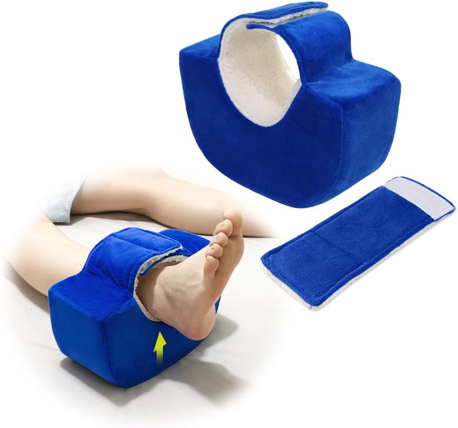 Foot Elevation Pillow Post Surgery Ankle Heel Protector for Pressure Sores Leg elevation Feet Pillow for Swelling Bed Sore Pressure Ulcer Cushion Ankle Support Foot Cradle Surgery Recovery Supplies