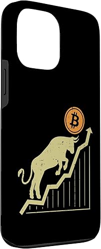 Miniatura 3 de iPhone 13 Pro Max Bitcoin Bull Graph Bullish BTC Crypto Crypto Cryptocurrency Trader Case