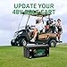 48V 100Ah Lifepo4 Lithium Golf Cart Battery, Built-in 200A BMS, Peak Current 500A(3-5s), 10 Yrs Lifespan for Golf Carts, RV, Trolling Motor, Marine