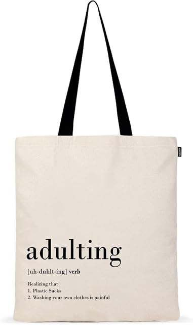 EcoRight Canvas Tote Bag Aesthetic, Eco-friendly Tote Bags for Women, Reusable Shopping Bag, Beach Bag