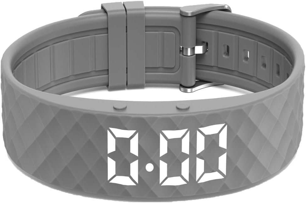 Vibrating Alarm Watch, Potty Training Wristband Rechargeable Pill Reminder Watch with 15 Daily Alarms