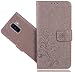 Produktbild Samsung Galaxy A6 Plus 2018 / A6+ 2018 Handy Tasche, FoneExpert® Wallet Case Cover Flower Hüllen Etui Hülle Ledertasche Lederhülle Schutzhülle Für Samsung Galaxy A6 Plus 2018 / A6+ 2018