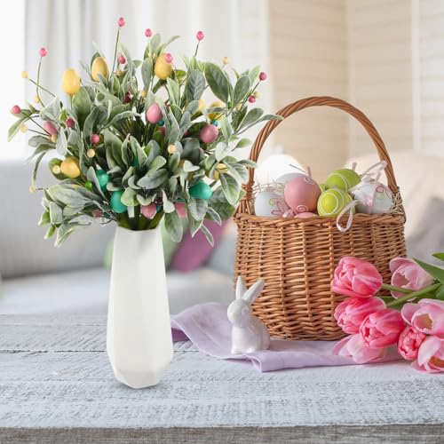 Zeyune-12-Pcs-Easter-Artificial-Flowers-Eggs-and-Berries-Decorations-157in-Easter-Faux-Picks-Spray-Spring-Floral-Stems-Twig-Branches-for-Home-Flower-Arrangement-Table-Centerpieces-Party-Decor Zeyune 12 Pcs Easter Artificial Flowers Eggs and Berries Decorations 157in Easter Faux Picks Spray Spring Floral Stems Twig Branches for Home Flower Arrangement Table Centerpieces Party Decor