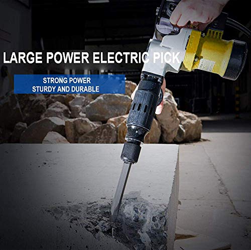 Image of 5kg demolition hammer machine 230v AC powered drill 3000r /min 800watt-1200w concrete wall tiles wiring road breaker-(SDS Chuck /800w,1200 watt /3000rpm /230V 60Hz /Multicolor /Heavy metal & plastic body)